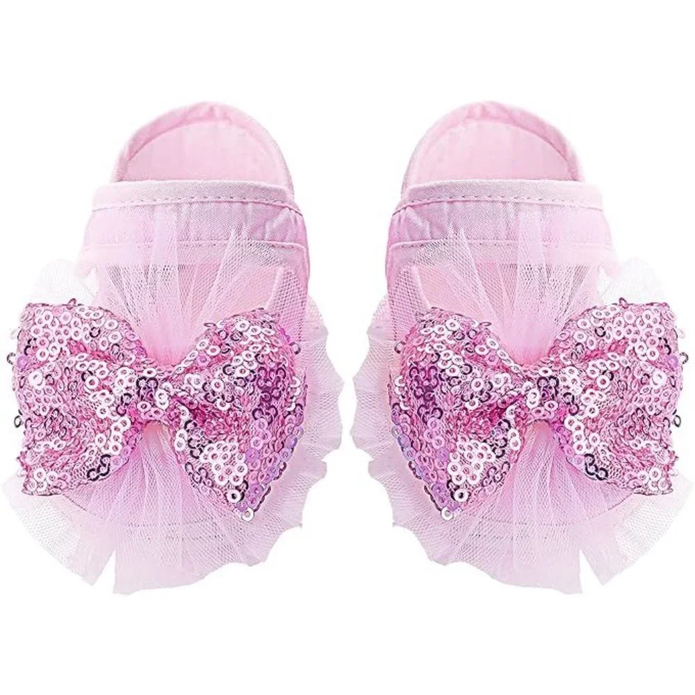 NWT Beautiful Sparkling Sequin Bow Baby Dress Christmas Flower Girl Page…